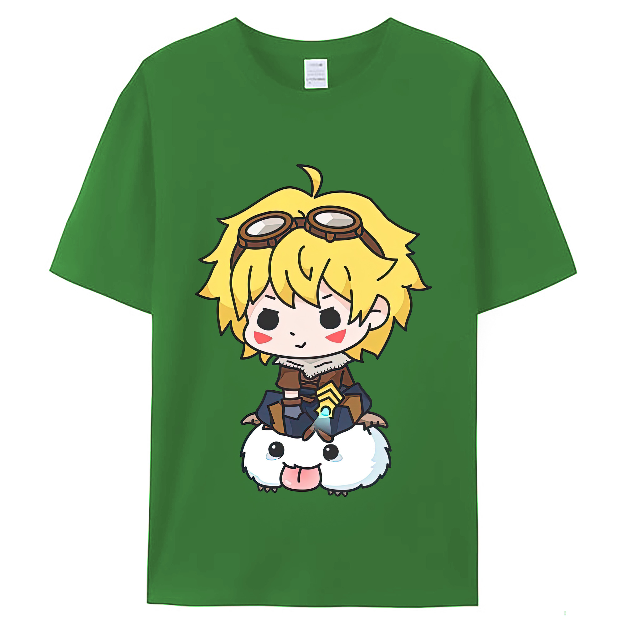（画像用） リーグ・オブ・レジェンド League of Legends LOL レディースカジュアルプリントTシャツ（綿100％）